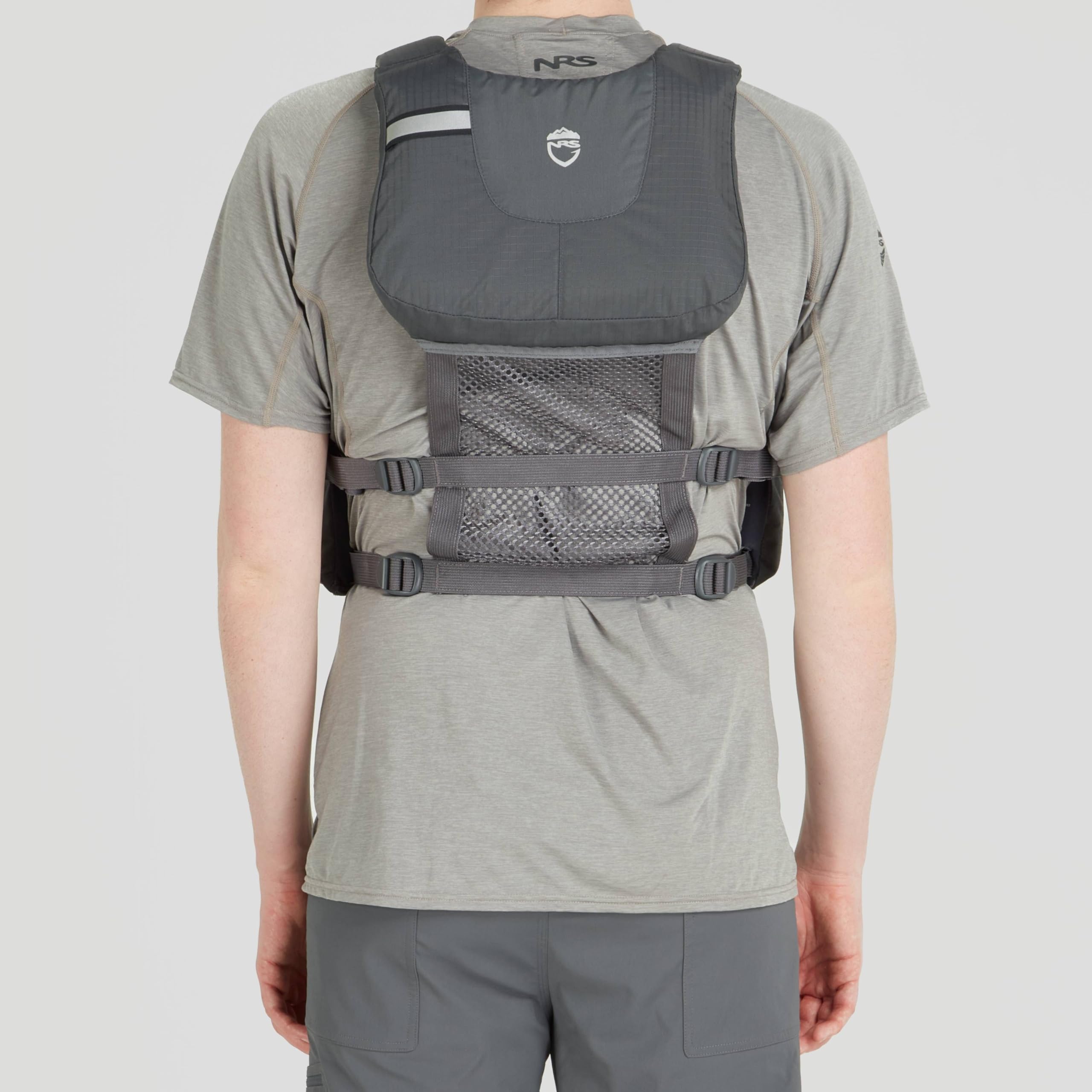 NRS Chinook Fishing Life Jacket for Fishing | Adult USCG Type III PFD | Mesh Back Front Zip Vest with Pockets for Rafting, Kayaking, Paddling - Image 4