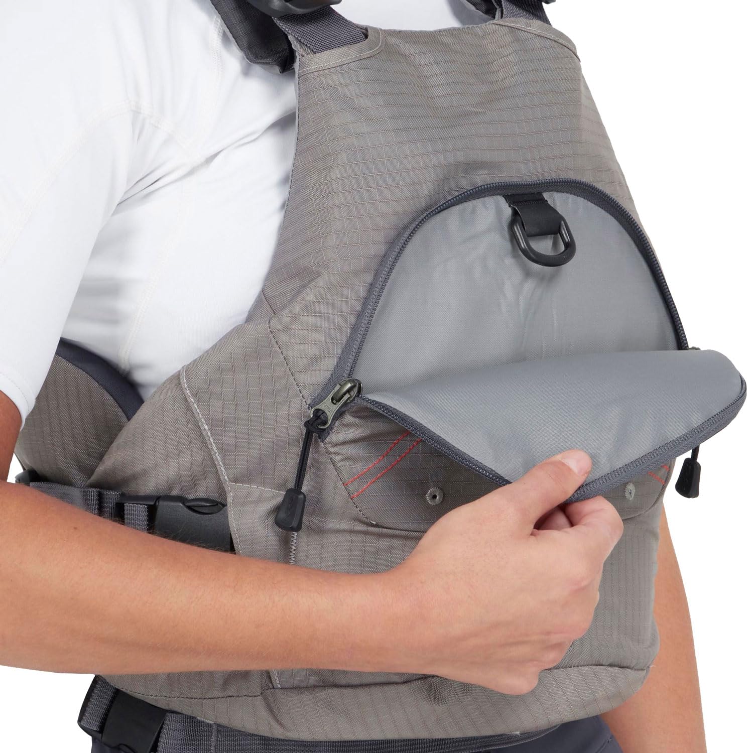 NRS Ion Life Jacket for Adults – Coast Guard Approved PFD for Kayaking, Fishing, Boating – Thin, Lightweight, Adjustable Kayak Life Vest - Image 7