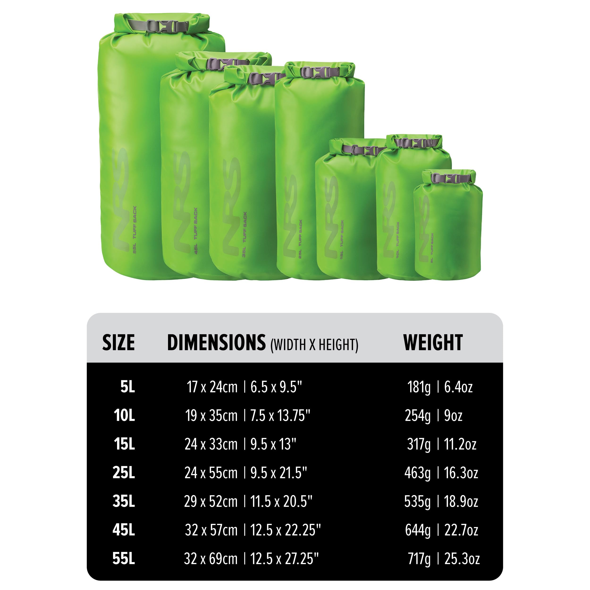 NRS Tuff Sack Dry Bag - Waterproof Storage Bag - Image 4